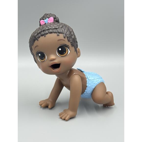 BABY ALIVE Lil Snacks African American Crawling Position Doll Only - Picture 1 of 10